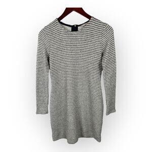 Banana Republic Womens size 2 Petite Long Sleeve Striped Knit Dress 138980-00